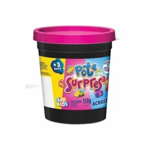 Pote Surpresa Massinha Areia Mágica ou Kimeleka + Brinquedo 150g Acrilex