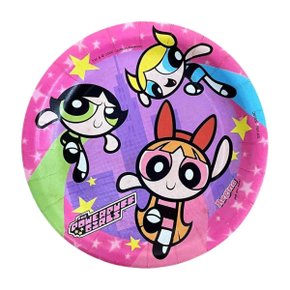 Prato de Papelão PR18 C/ 10 Unidades Meninas Super Poderosas Regina