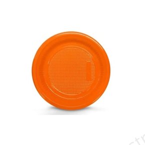 Prato Descartável PR15 C/10 Unidades Laranja Kaixote