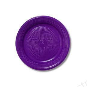 Prato Descartável PR15 C/10 Unidades Roxo Kaixote
