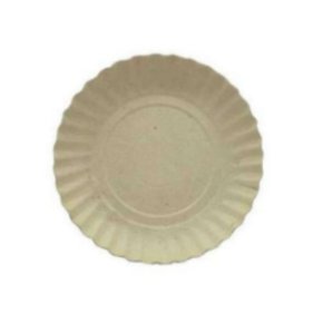 Prato Papelão N. 6 26cm Natural Rio Verde C/ 100un