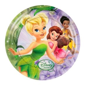 Prato Regina Fadas Pacote com 8 Unidades