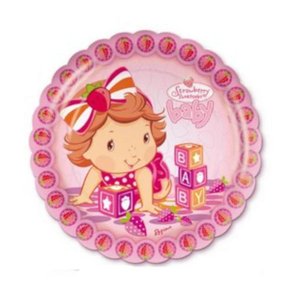 Prato Regina Moranguinho Baby Pacote com 8 Unidades