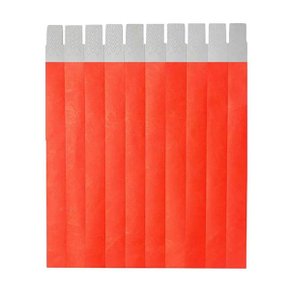 Pulseira Identificação Vermelho Fluor C/ 1000 Unidades Singularis