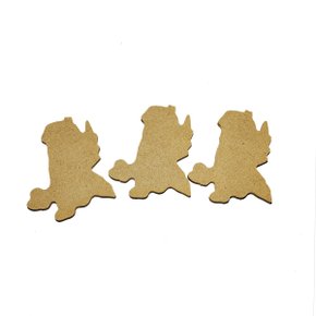 Recorte MDF Anjinho Com 03 Unidades Cod 6170