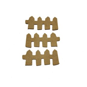 Recorte MDF Cerquinha Com 03 Unidades Cod 6111