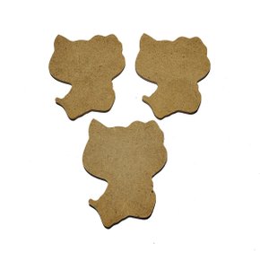 Recorte MDF Hello Kitty Com 03 Unidades Cod 6032