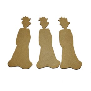 Recorte MDF Menino Com 03 Unidades Cod 17037