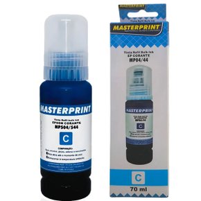 Refil Tinta Impressora Epson Ciano Masterprint 70ml