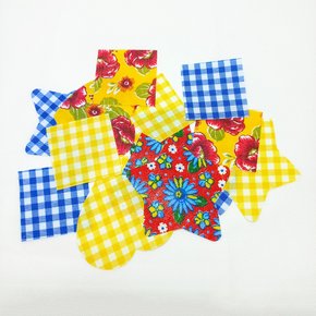 Remendo Junino Adesivo  5 Unid Malibu Festas