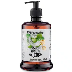 Sabonete Liquido Vegano Água de Coco 500ml Premisse