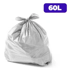 Saco Lixo Leitoso 60 Litros Grosso Pacote C/ 80 Unidades