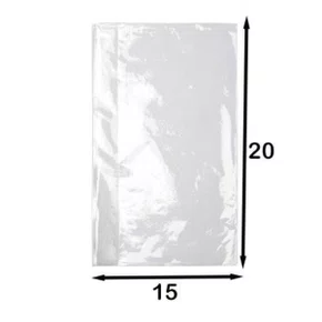 Saco Plástico Virgem 15X20 por Kg