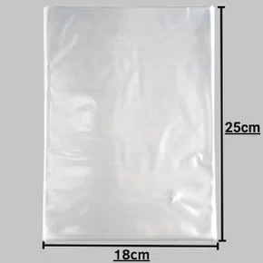 Saco Plástico Virgem 18X25 por Kg