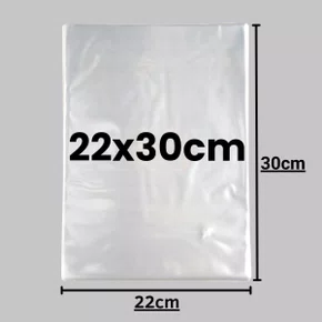 Saco Plástico Virgem 22x30 0,10 por Kg