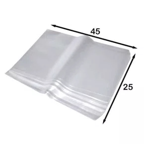 Saco Plástico Virgem 25x45 por Kg