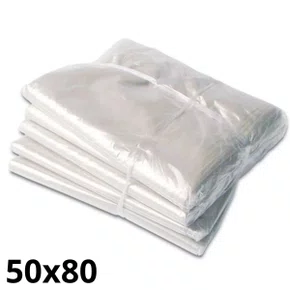 Saco Plástico Virgem 50x80 por Kg