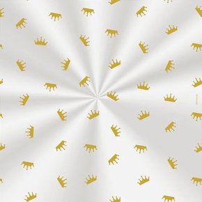 Saco Pp 10x14 Decorado Coroa Ouro Cromus C/ 100 Un