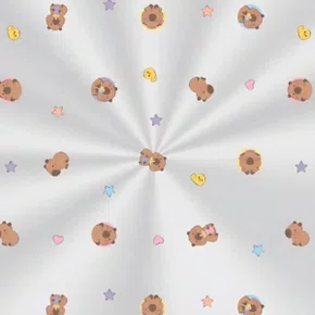 Saco PP 15x29 Decorado Capivara C/ 100un Cromus