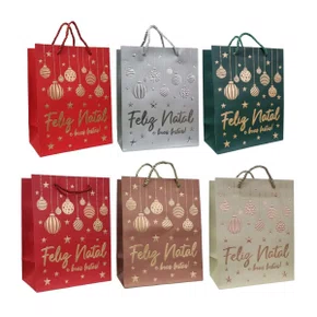 Sacola Presente Grande Natal Sortido Partiu