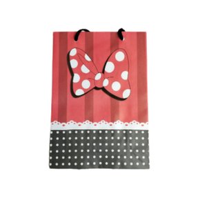 Sacola Presente Pequena Minnie Vermelha Unidade