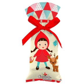 Sacola Surpresa Aniversário Junco Chapeuzinho Vermelho Pacote com 8 Unidades