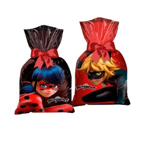 Sacola Surpresa Aniversário Regina Miraculous Ladybug C/ 8