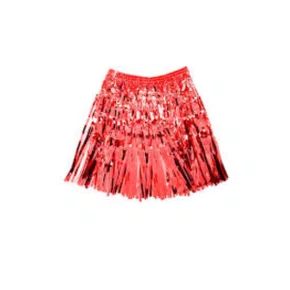 Saia Havaiana Metaloide Vermelha 40 cm Ref PAF 428