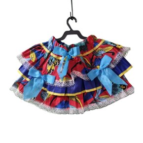 Saia Junina Infantil Tam N.06 4 Cabeças