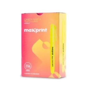 SEM FOTO Caneta Marca Texto Needs Amarelo Maxprint