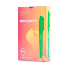 SEM FOTO Caneta Marca Texto Needs Verde Maxprint