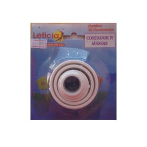 SEM FOTO Cortador Plástico Redondo 5 Pcs Leticia