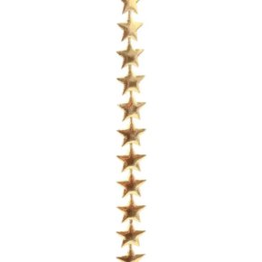 SEM FOTO Fio Decorativo Estrela Ouro 1,2cm x 5m Cromus