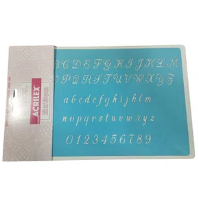 Stencil Alfabeto 2 Ref 30002 1180 Acrilex