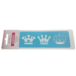 Stencil Coroas Ref 30006 1273 Acrilex