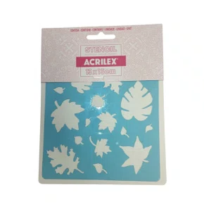 Stencil Folhas Ref 30001 1224 Acrilex