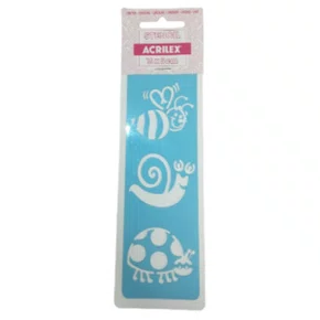 Stencil Insetos Ref 30006 1235 Acrilex