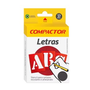 Stencil Letras E Números 60mm Compactor