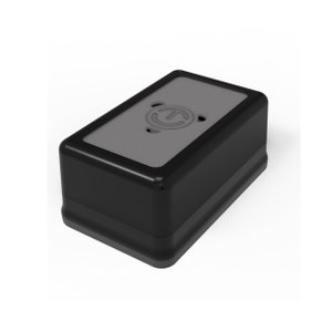 Suporte Guardanapo TV Plástico Preto Interfolhado One