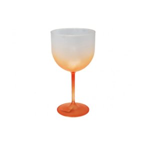 Taca Acrílica Gin Degrade Coral 600ml LSCT