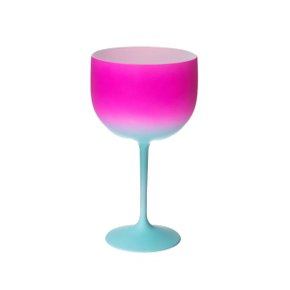 Taca Acrílica Gin Degrade Fantasy Rosa Degrade 500ml Neoplas