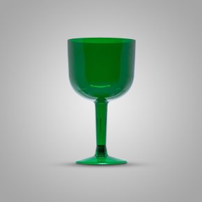 Taca Acrílica Gin Verde 500ml PlastiLânia