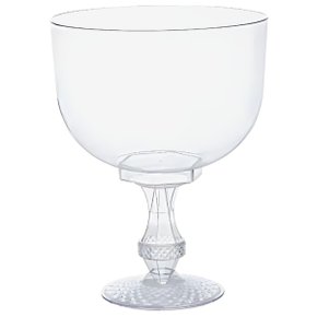 Taça Acrílica Transparente com Base Lapidada Transparente 350ml FestPlastik