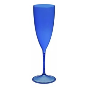 Taça Champagne Azul 170ml Neoplas
