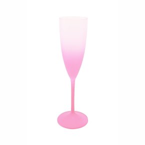 Taça Champagne Rosa Degradê 170ml Neoplas
