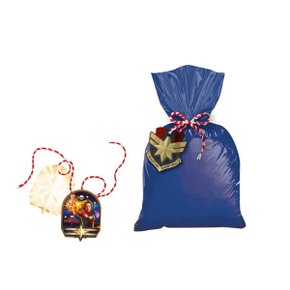 Tag para Sacola Surpresa Capitã Marvel C/08 Unidades Regina