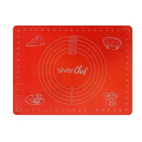Tapete De Silicone Culinário 30x40cm Silver Plastic