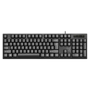 Teclado Universiário com Fio USB Preto MaxPrint