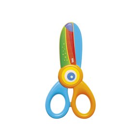 Tesoura Escolar 12 cm Sem Ponta Laranja Nhac Tris