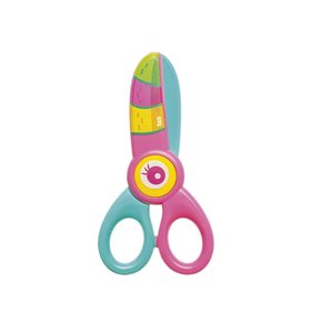 Tesoura Escolar 12 cm Sem Ponta Rosa Nhac Tris